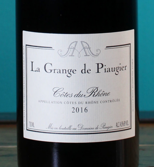Domaine de Piaugier Cotes du Rhone Villages Sablet Rouge La Grange 2022